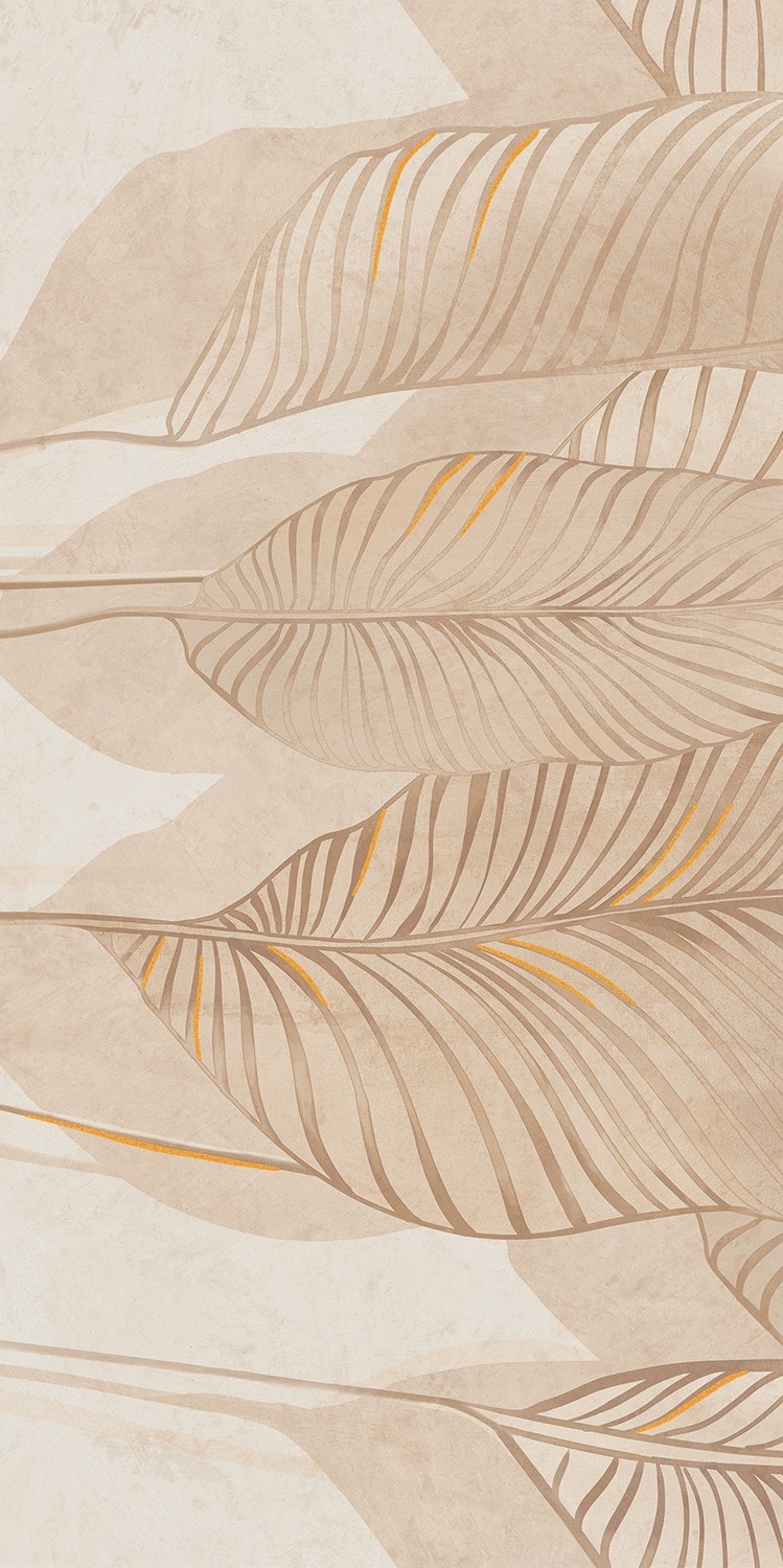 Mild Clay leaves B 598x1198x8 Tubadzin