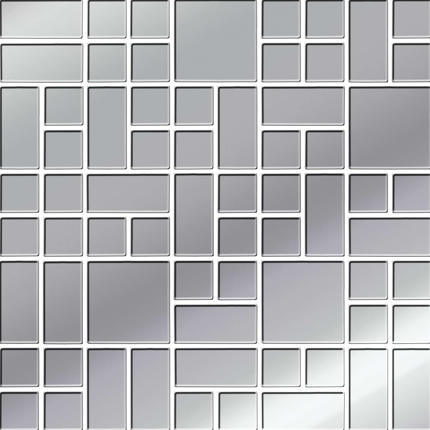 Platinum Glass Mosaic 250x250 Ceramika Color