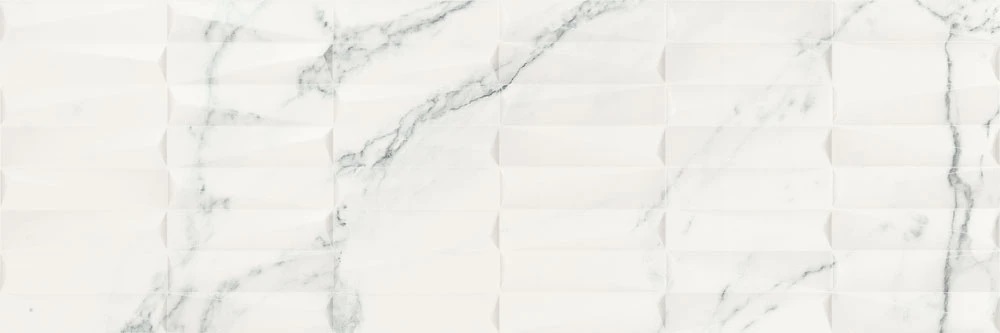 Loira White Relieve MAT 300x900 Porcelanite Dos