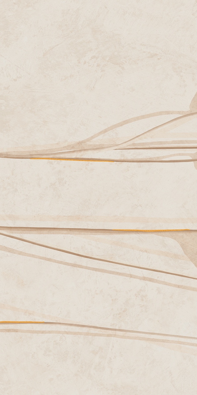 Mild Clay leaves A 598x1198x8 Tubadzin