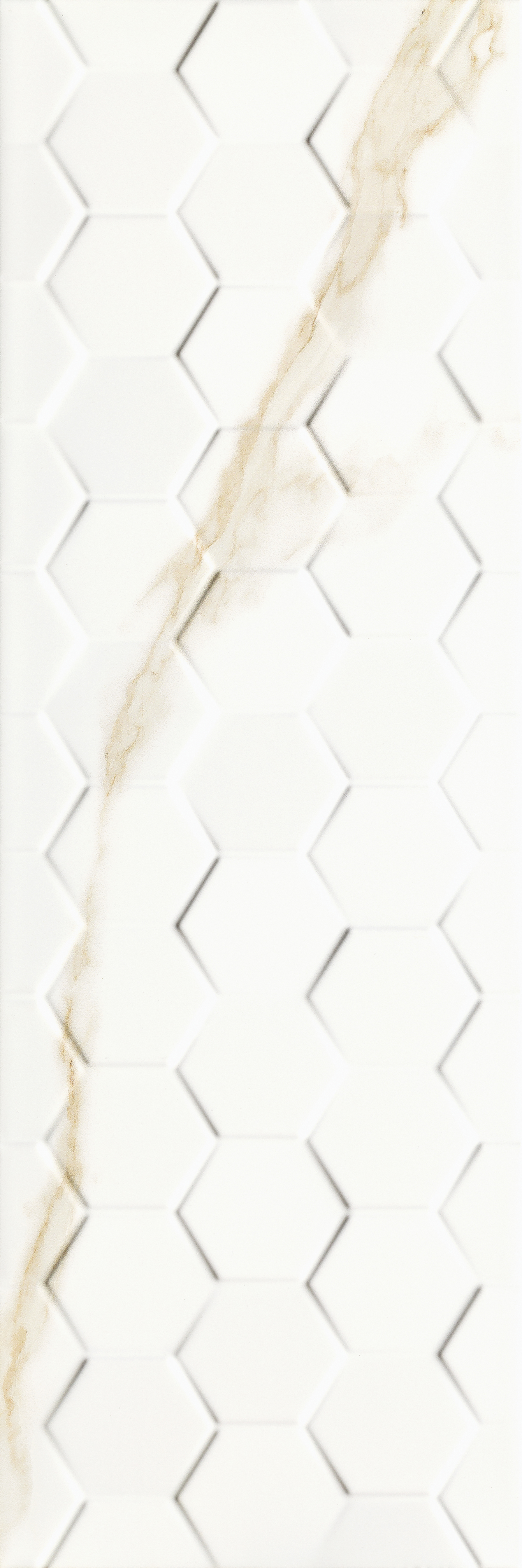 Calacatta Gold Hexagon RECT 250x750 Ceramika Color